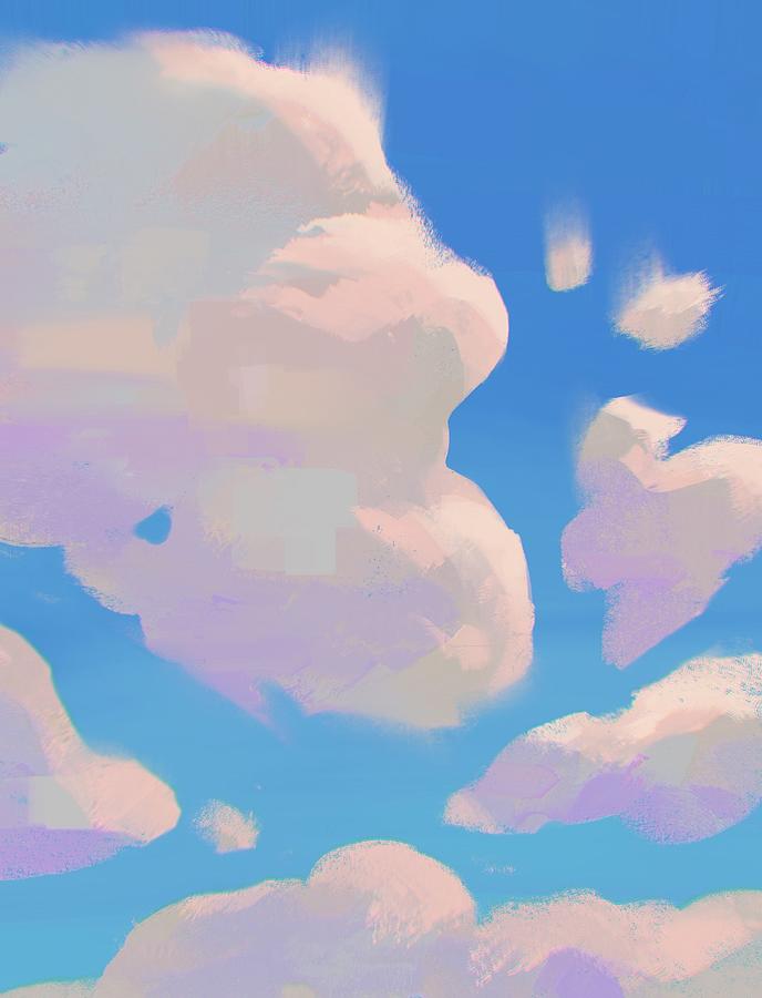 Clouds Digital Art by Mindy Li - Fine Art America