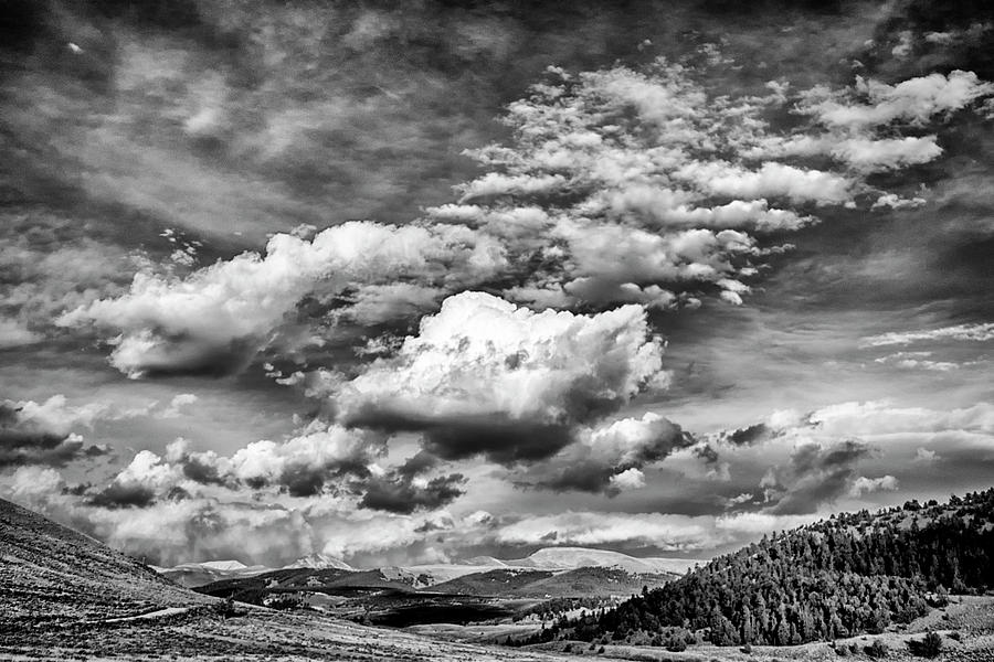 Clouds Near Leadville in Colorado BnW DSC06788-2015 Photograph by Greg Kluempers