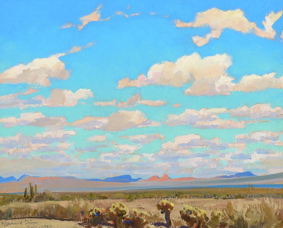 Summer Painting - Clouds of a Summer Afternoon by Maynard Dixon