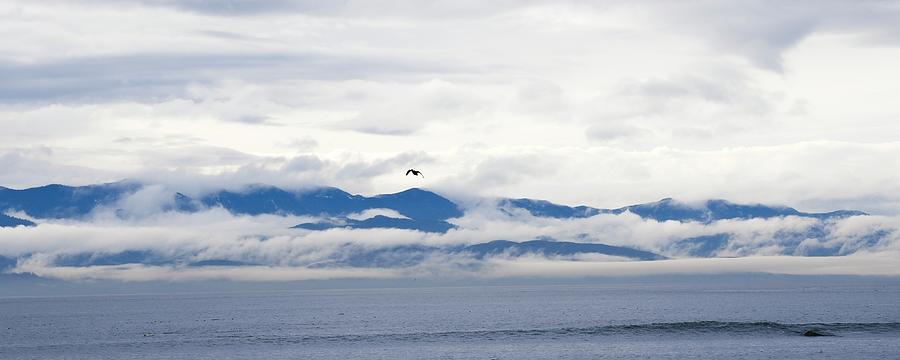 Clouds On The Olympic Mountains Photograph