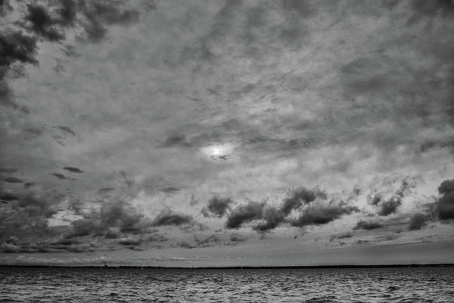Clouds Over Barnegat Bay Photograph by Alan Goldberg