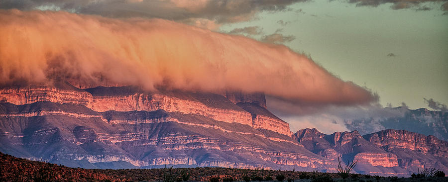 Clouds over Big Bend National Park Photograph by Paul Freidlund