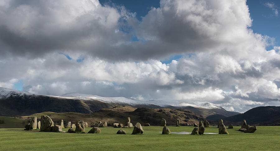 Clouds Over Castlerigg, Lake District, England, UK  Photograph by Sarah Howard