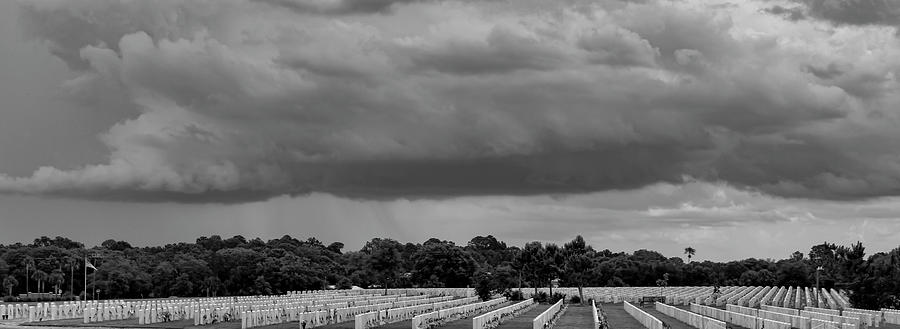 Clouds Over Cemetery Photograph by Robert Wilder Jr