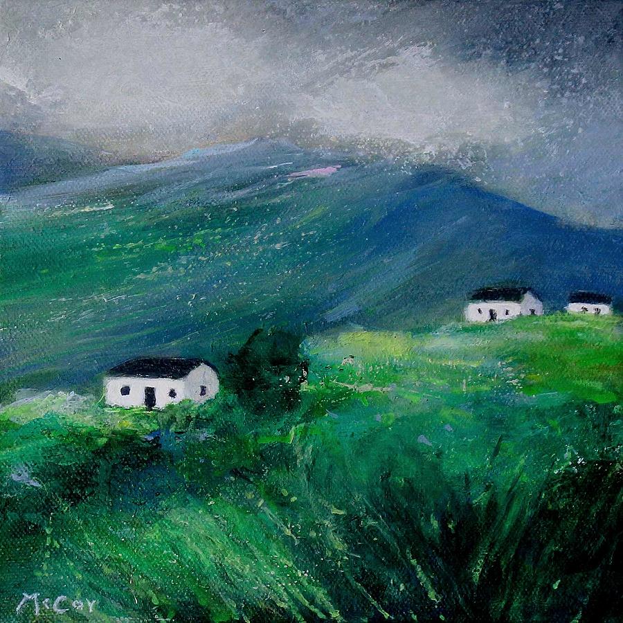 Clouds over Connemara, West of Ireland Painting by K McCoy