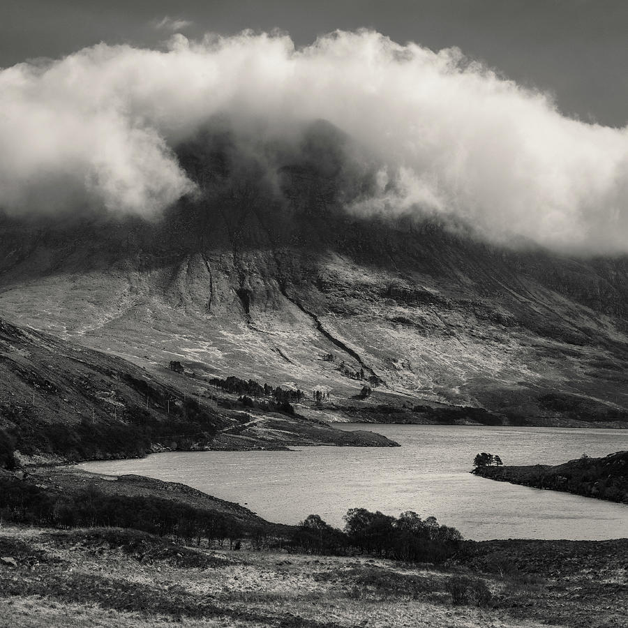 Clouds Over Cul Beag Photograph by Dave Bowman
