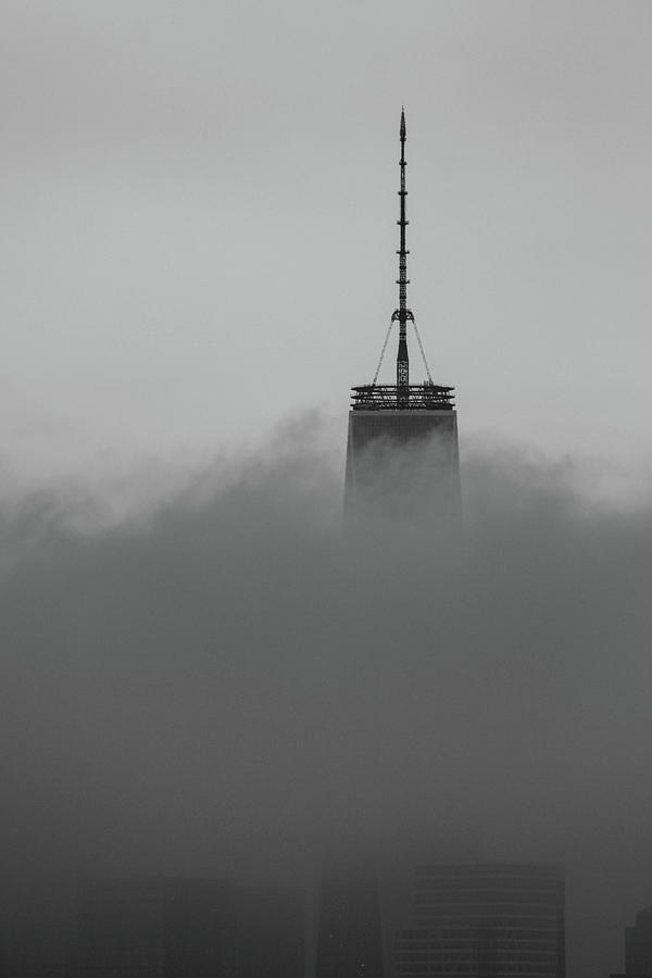 Clouds over Freedom tower NYC Photograph by Habib Ayat