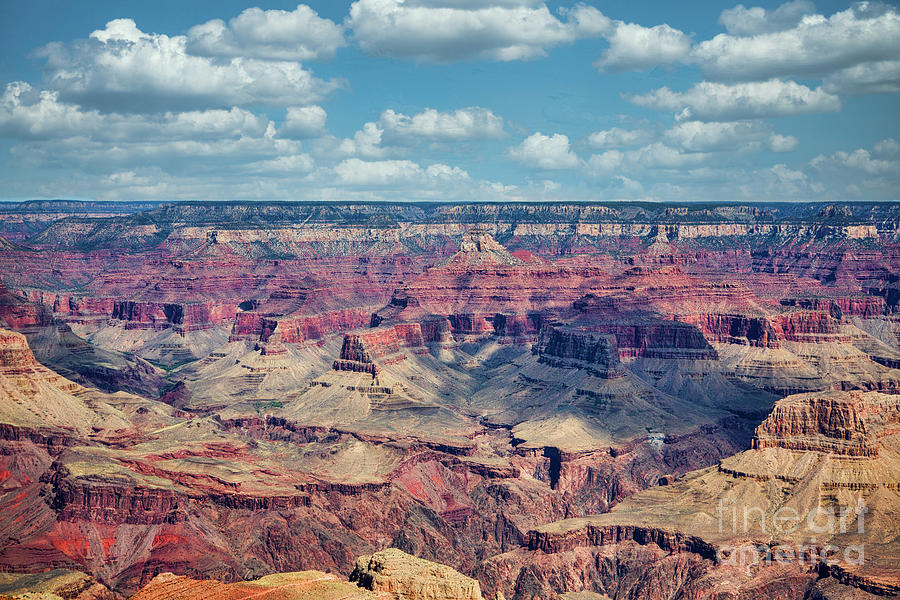 Grand Canyon National Park Photograph - Clouds over Grand Canyon 2020 by Chuck Kuhn