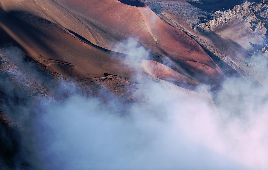 Clouds over Haleakala National Park Photograph by Alina Oswald