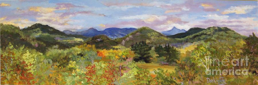 Clouds Over Intervale Painting by Alicia Drakiotes - Pixels