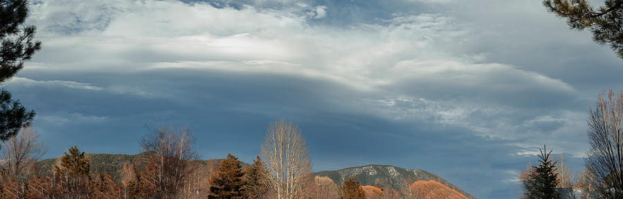 Clouds Over Mount Elden In Flagstaff Photograph by Jim Wilce
