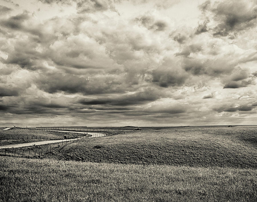 Clouds Over Prairie Photograph by Gerri Bigler