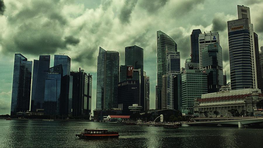 Clouds over Singapore Photograph by Robert Bociaga