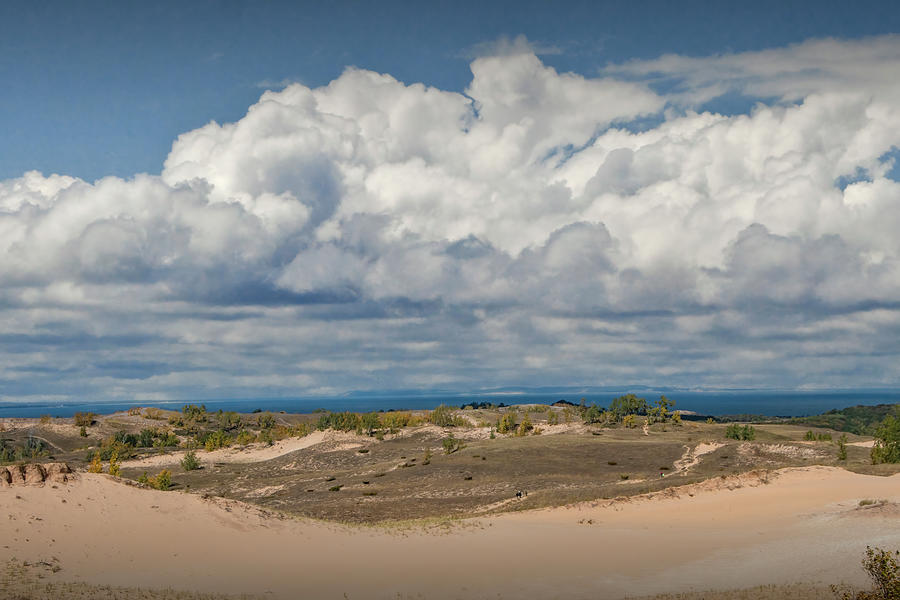 Clouds over Sleeping Bear Dunes National Lakeshore Photograph by Randall Nyhof