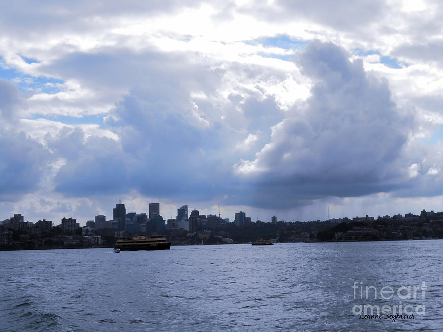 Clouds Over The Harbour Photograph by Leanne Seymour