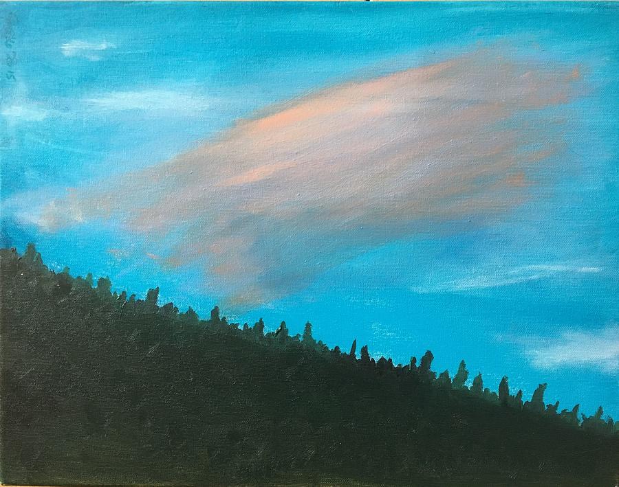 Clouds over the Okanagan Painting by Harris Gulko