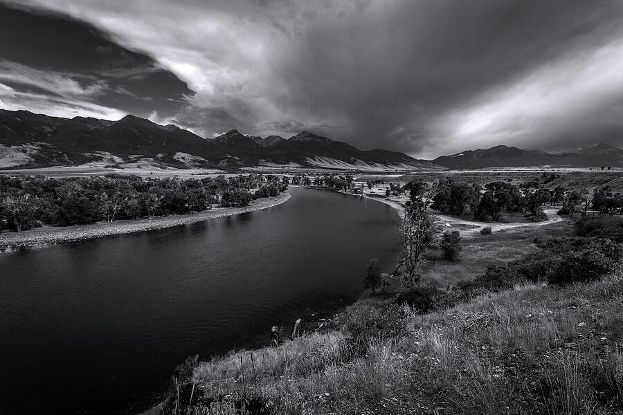 Clouds over the River Photograph by Rick Strobaugh