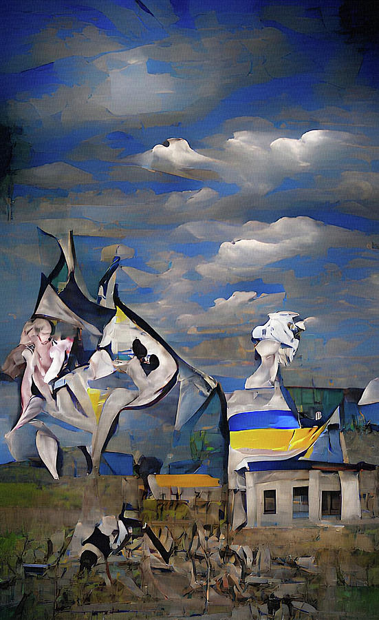 Clouds over Ukraine Digital Art by Richard Reeve