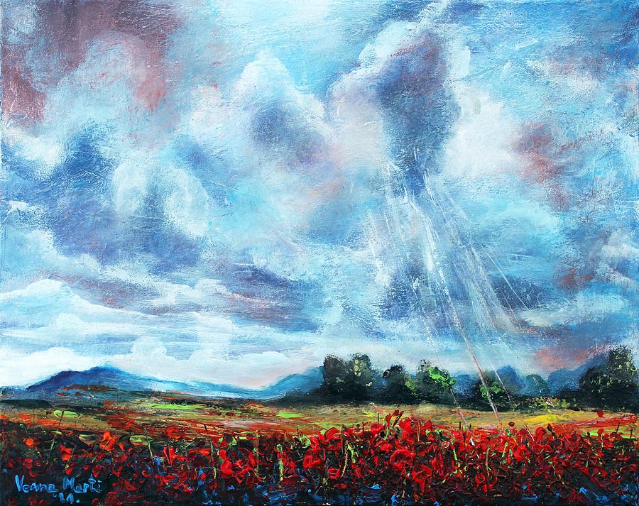 Clouds Painting by Vesna Martinjak