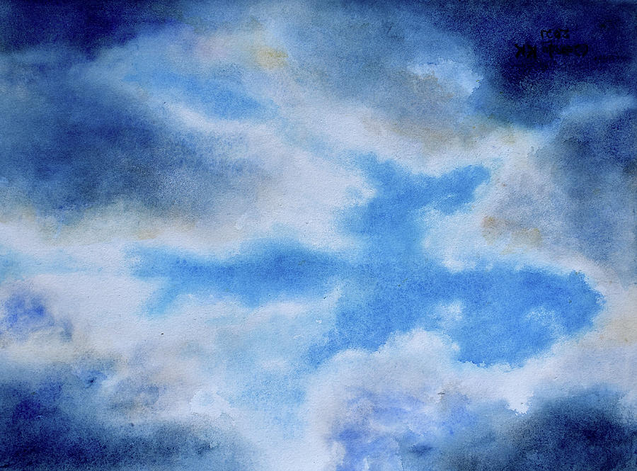 Clouds Painting by Wendy Keeney-Kennicutt
