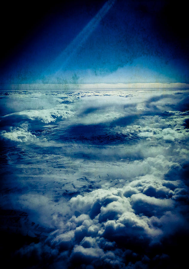 Cloudscape in Deep Blue Photograph by Eileen Backman