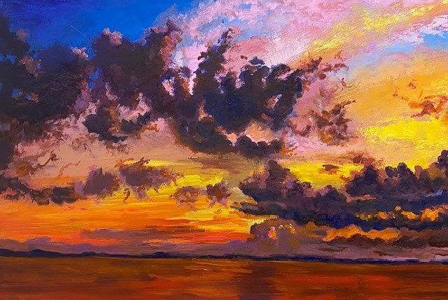 Cloudscape Painting by Mark Lore