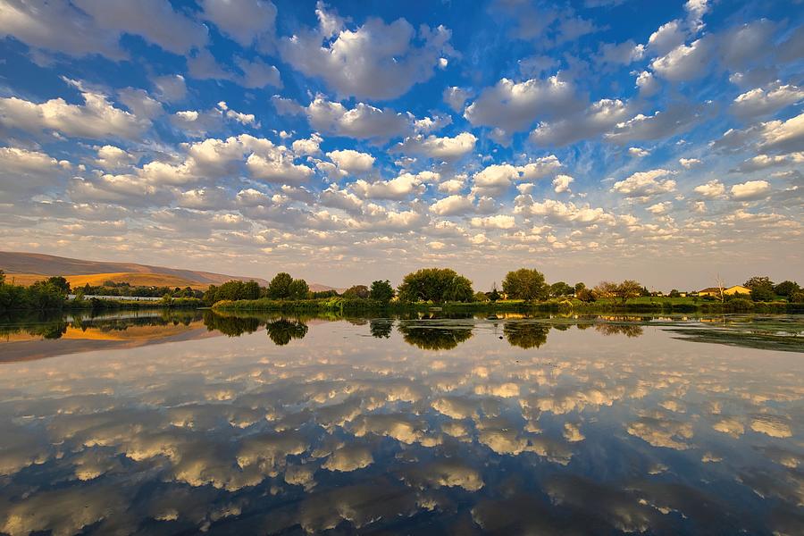 Cloudscape Reflections Photograph by Lynn Hopwood