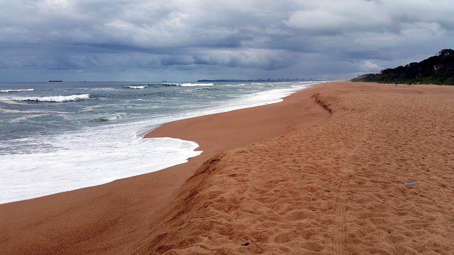 Cloudy Day at the Beach Photograph by Jeremy Hayden