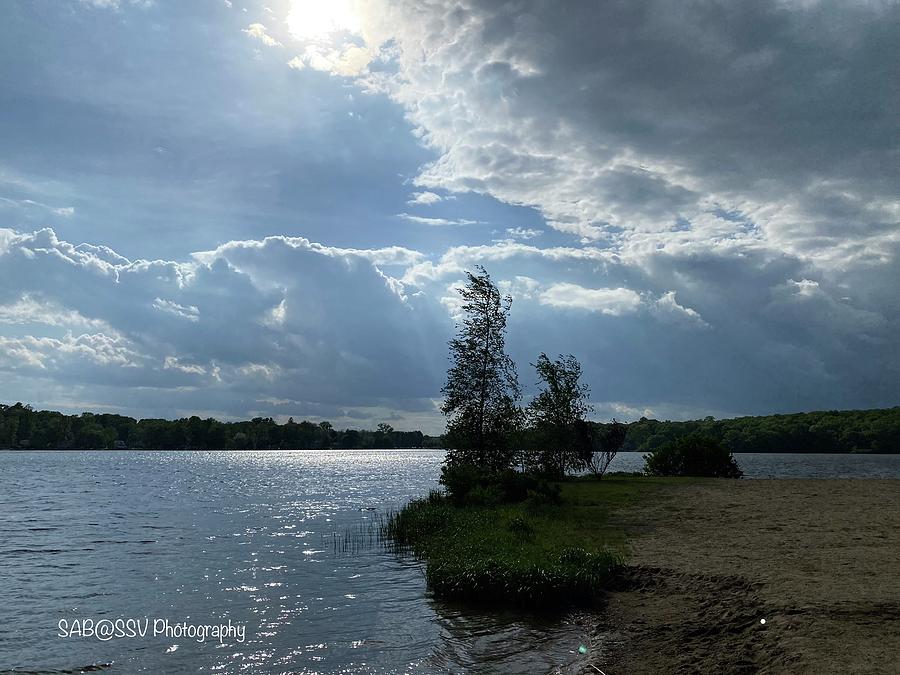 Cloudy Day on Amston Lake Photograph by Susan Beauregard - Fine Art America