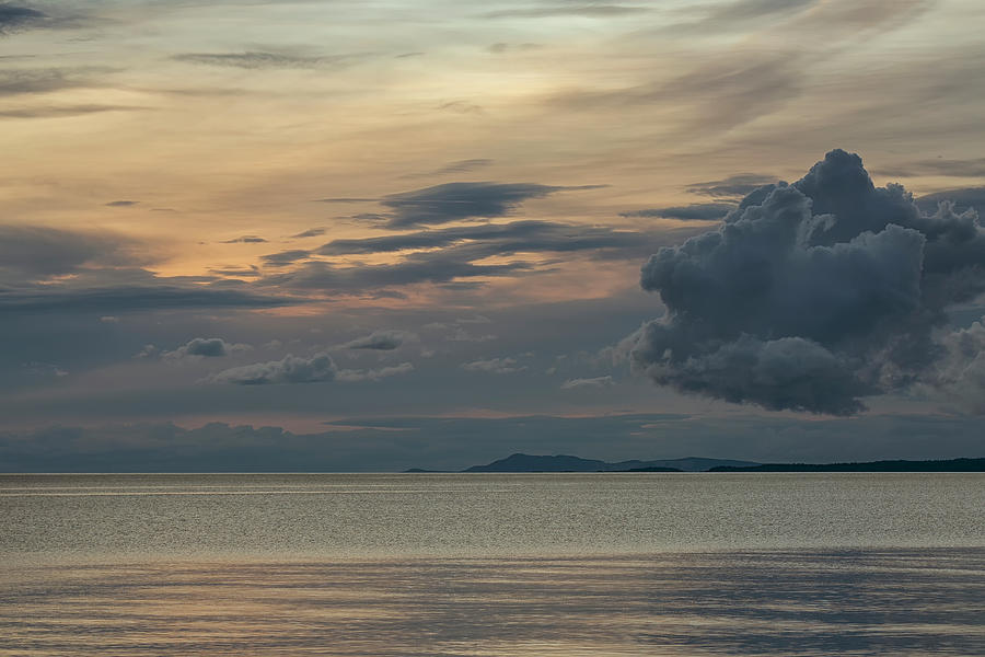 Clouds Photograph - Cloudy Evening by Randy Hall Clouds Photograph - Cloudy Evening by Randy Hall