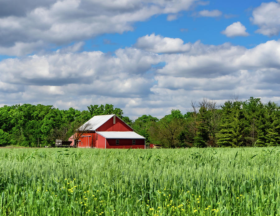 Cloudy Indiana Day Pastel by Scott Smith - Fine Art America