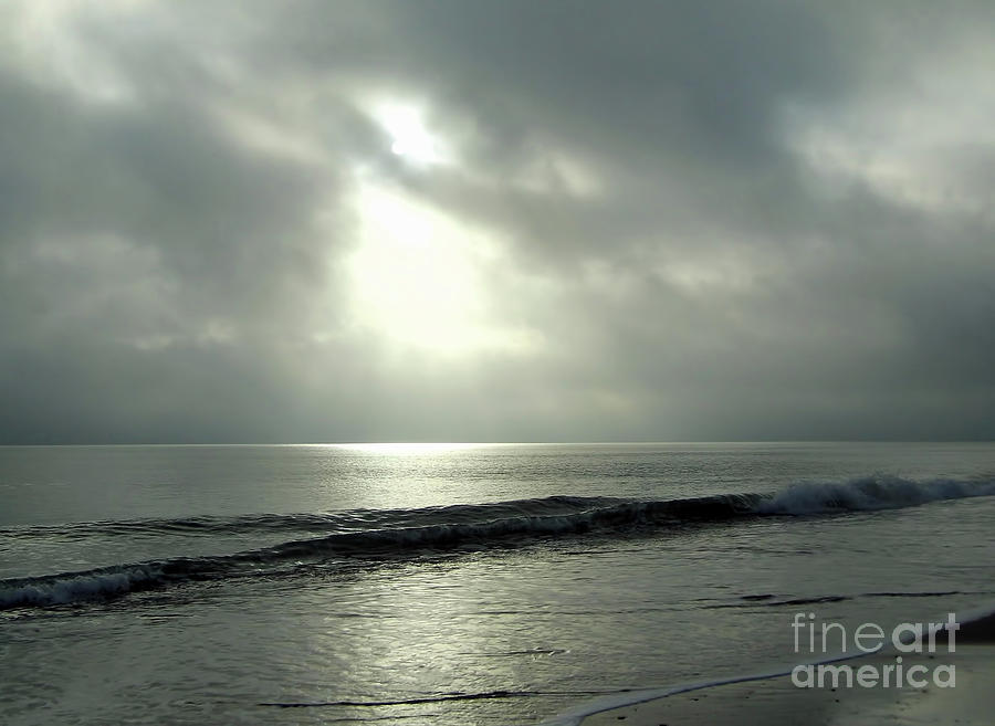 Cloudy Morning At Vero Beach Photograph by D Hackett