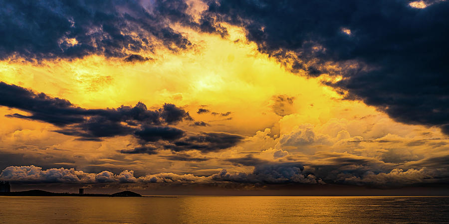 Cloudy Morning Over Punto Cerritos Mazatlan Mexico Photograph by Tommy Farnsworth