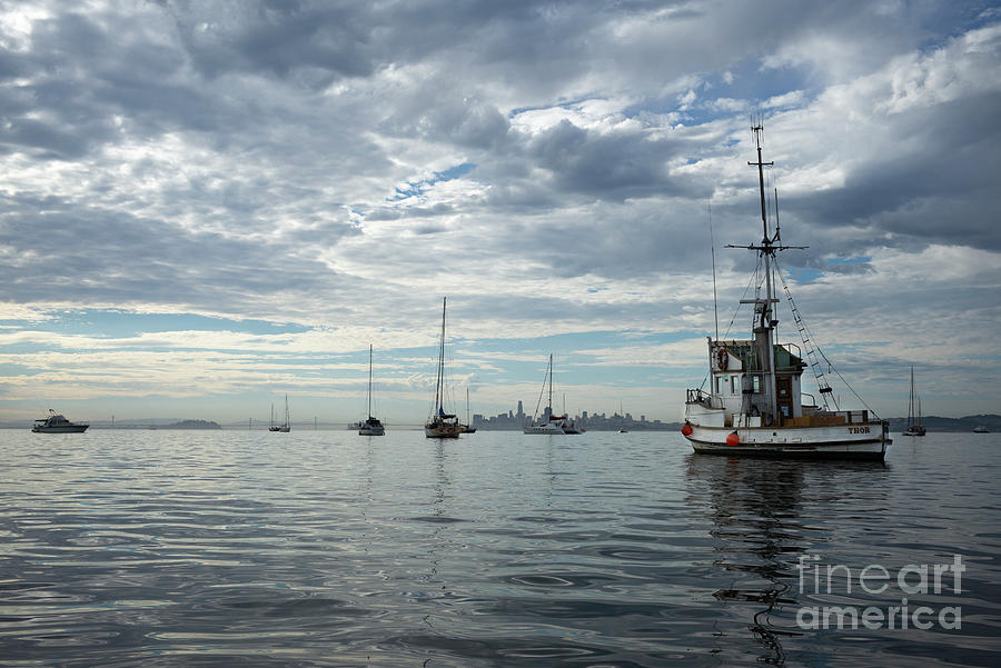 Cloudy morning over San Francisco Bay Photograph by Manuelas Camera Obscura Cloudy morning over San Francisco Bay Photograph by Manuelas Camera Obscura