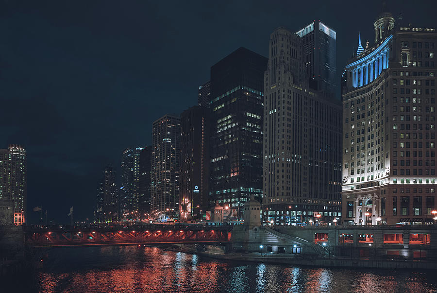 Cloudy Night Chicago RDX2 Photograph by Nisah Cheatham