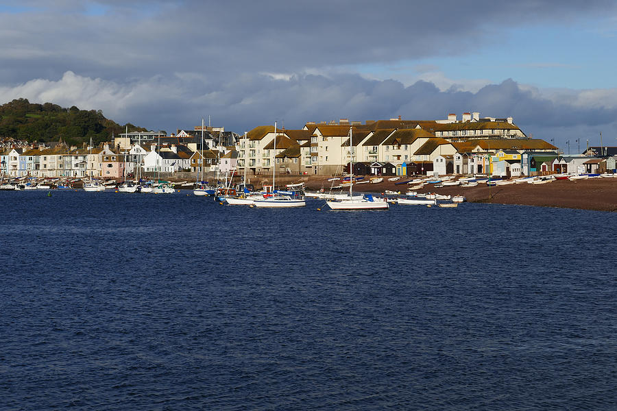 Cloudy October Day At Teignmouth Photograph