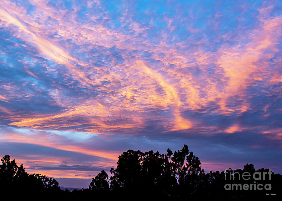 Cloudy Ortiz Mountain Sunset 1 Photograph by Steven Natanson