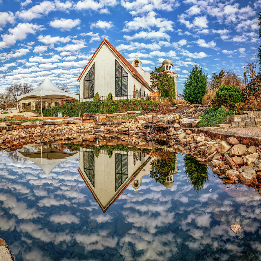 Cloudy Reflections At Chapel On The Creeks Photograph