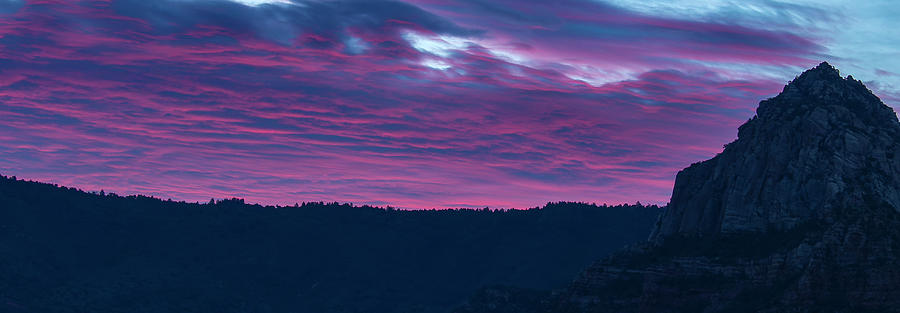Cloudy Sedona Dawn Photograph by Jim Wilce