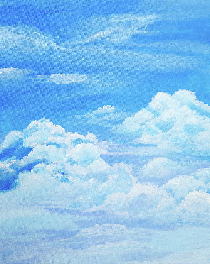 Cloudy sky Painting by Boyan Dimitrov - Pixels