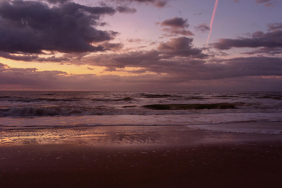 Cloudy Sunrise on Topsail Island Photograph by Joni Eskridge
