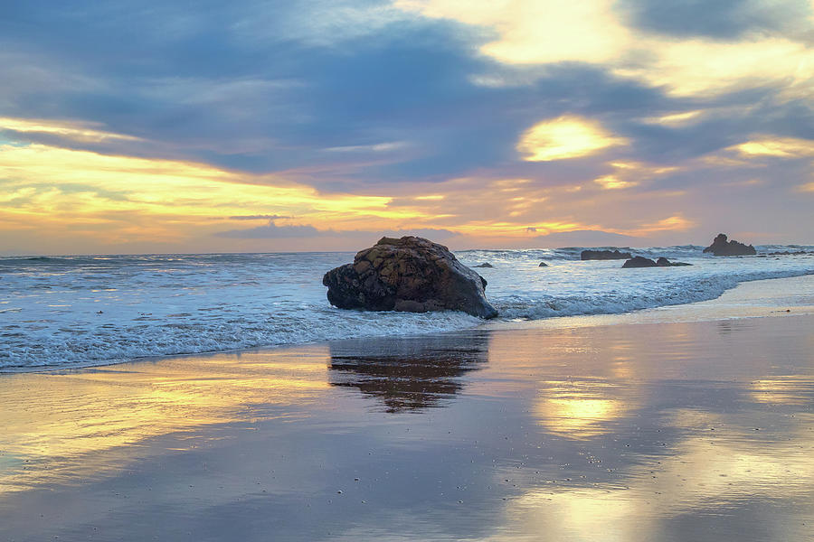 Cloudy Sunset Reflections Photograph by Matthew DeGrushe