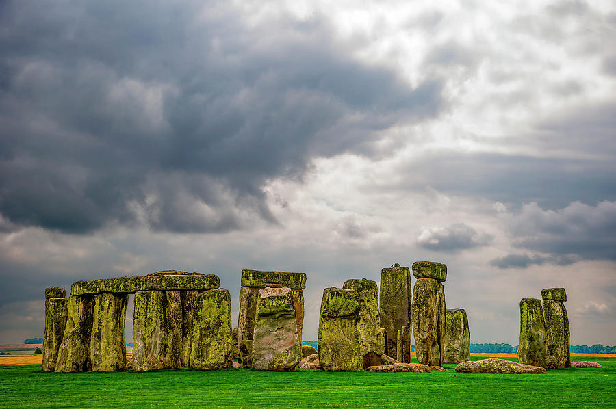 Cloudy Tumoil Above Stone Henge Photograph by Brian Shaw - Fine Art America