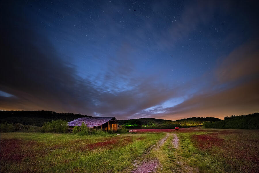 Clover Field Barn Night Sky Photograph by Lee and Renee Walsh Clover Field Barn Night Sky Photograph by Lee and Renee Walsh
