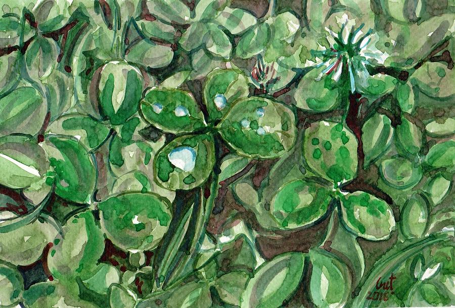 Clover field Painting by George Cret