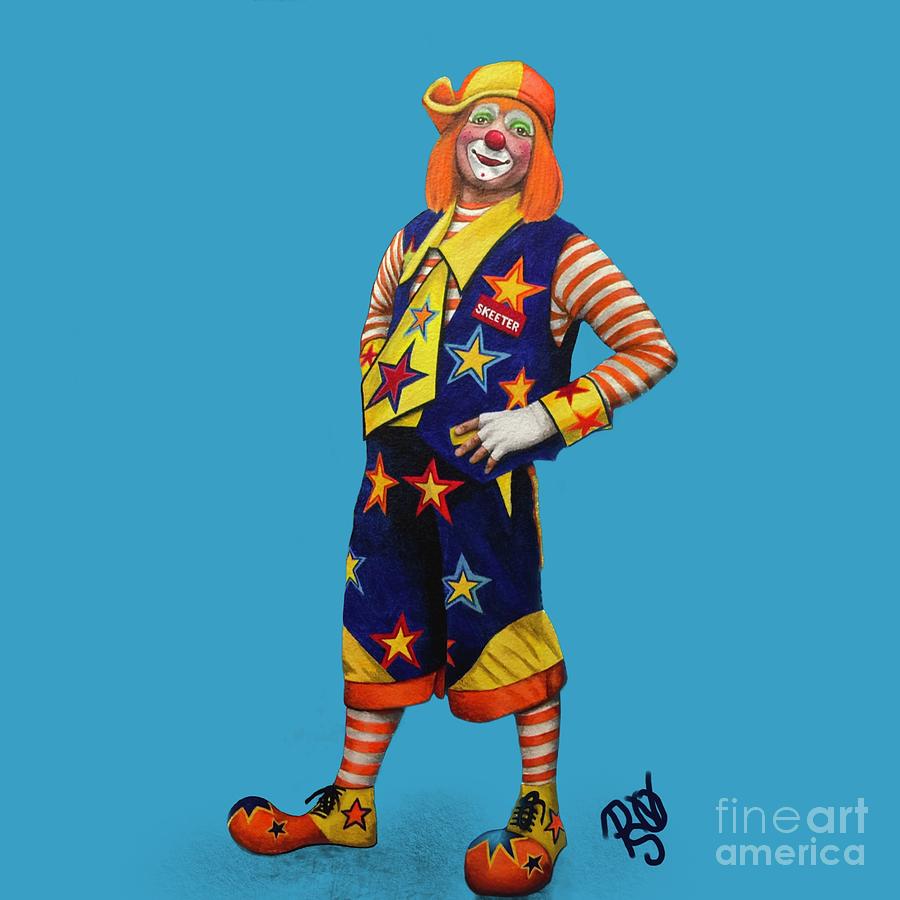 Clown David Skeeter Mitchell Photograph by Patty Vicknair