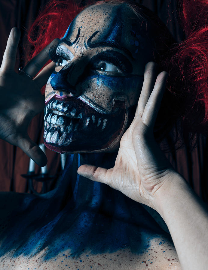 Halloween Photograph - Clown Hands by Janna Jensen