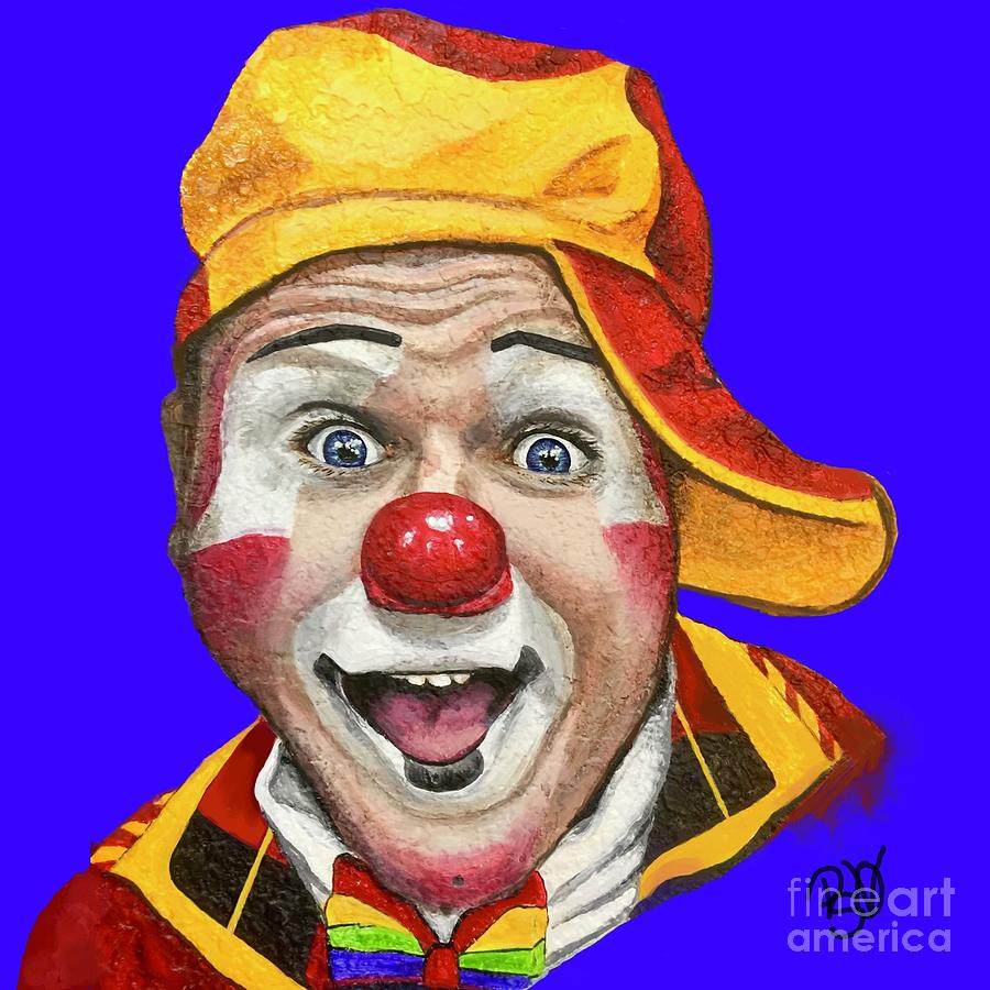 Clown Trevor Laswell Photograph by Patty Vicknair