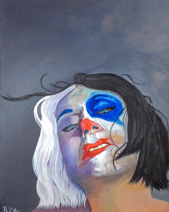 Clownin Around Painting by Bennie Giles