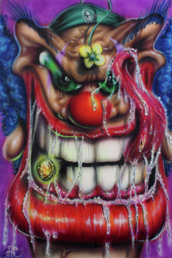 Clownin Painting by Timothy Randall | Fine Art America